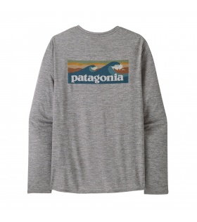 Блуза Patagonia Long Sleeve Capilene Cool Daily Graphic Shirt Waters M's Summer 2025