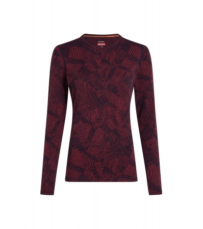 Icebreaker Merino 260 Vertex LS Crewe Thermal Top Frozen Forms W's Winter 2025