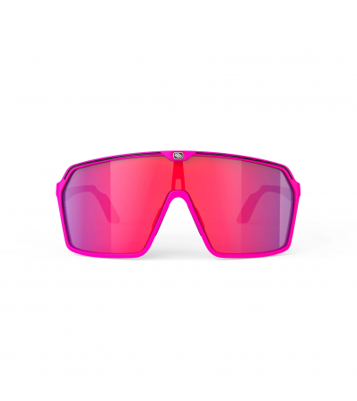 Rudy Sunglasses Spinshield Pink Fluo Matte - Multilaser Red