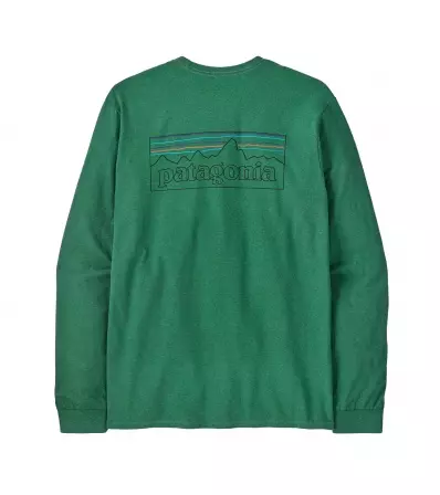 Bluse Patagonia Long-Sleeved P-6 Logo Responsibili-Tee M's