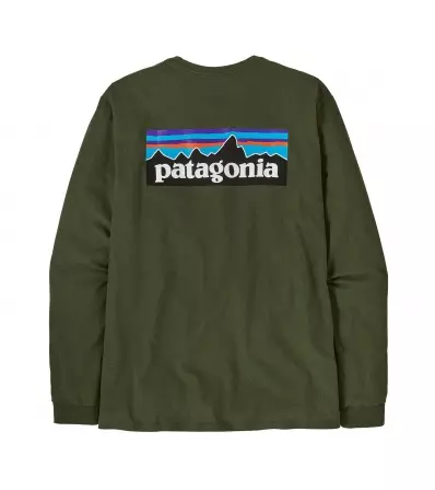 Bluse Patagonia Long-Sleeved P-6 Logo Responsibili-Tee M's