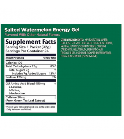 GU Energy Gel Salted Watermelon 32G