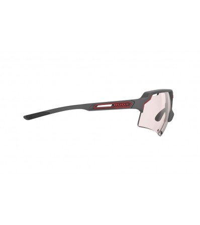 Rudy Project Sunglasses Deltabeat Charcoal Matte - ImpactX 2 Red Photochromic