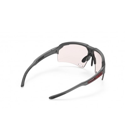 Rudy Project Sunglasses Deltabeat Charcoal Matte - ImpactX 2 Red Photochromic