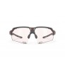 Rudy Project Sunglasses Deltabeat Charcoal Matte - ImpactX 2 Red Photochromic