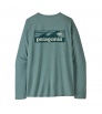 Patagonia Long Sleeved Capilene Cool Daily Shirt - Boardshort Logo W's